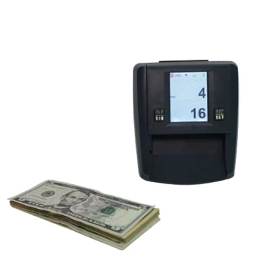 USD, EUR, GBP, CAD, Mxn Mix Neues LCD-Display, schneller Black-Banknoten-Detektor, guter Service, Falschgeld-Detektor