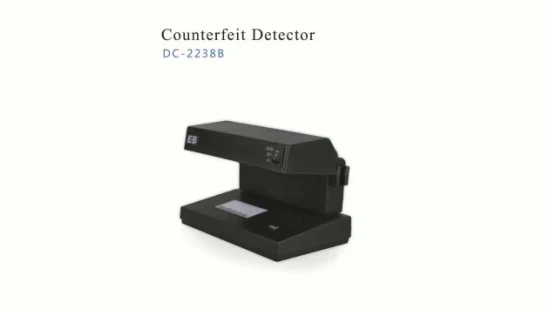 UV-Licht-Multifunktions-Finanzgelddetektor-Banknotenzählermaschine