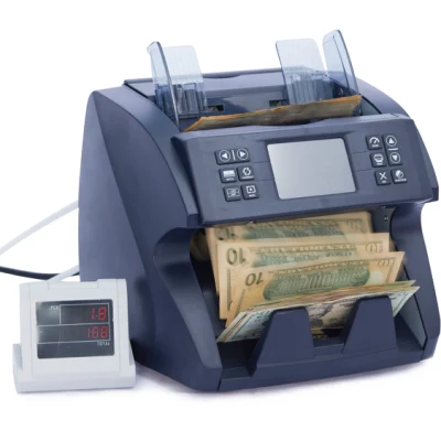 Geldzählmaschine, Geldscheinzähler mit großem TFT-Display