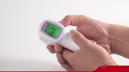 CE (MDR) FDA-zugelassenes medizinisches berührungsloses Stirn-Infrarot-Thermometer mit drei Hintergrundbeleuchtungen