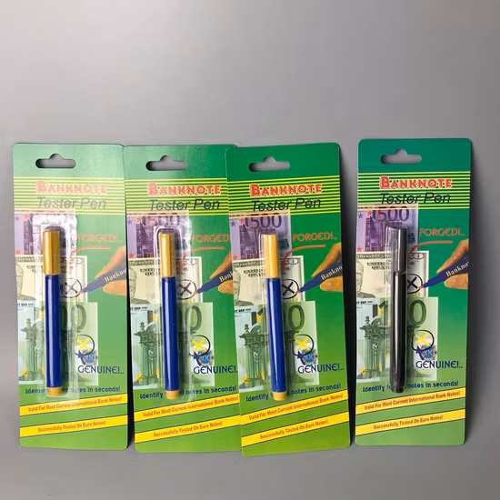 Wunderschön verpackter multifunktionaler Banknoten-Gelddetektor-Kugelschreiber