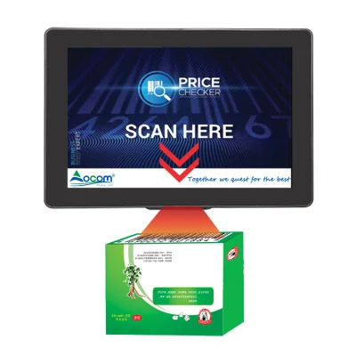 10,1-Zoll-Preisprüfgerät für Supermärkte mit integriertem 1D- oder 2D-Barcode-Scanner